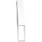 Ekena Millwork 3 1/2-in. W x 22-in. D x 22-in. H Funston Architectural Grade PVC Knee Brace BRCP035X22X22FST - alternate 2